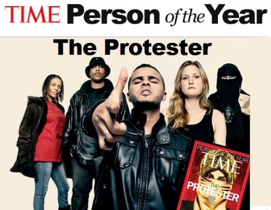 “El Manifestante” personaje del  año 2011